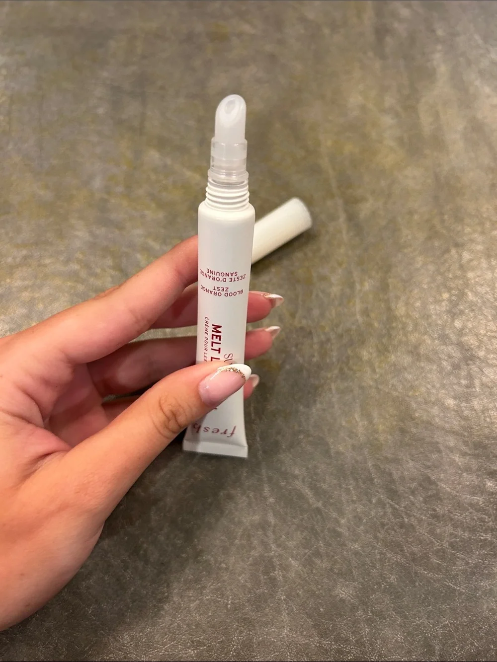 Fresh sugar melt lip cream flavored buttery lip balm - Blood Orange Zest